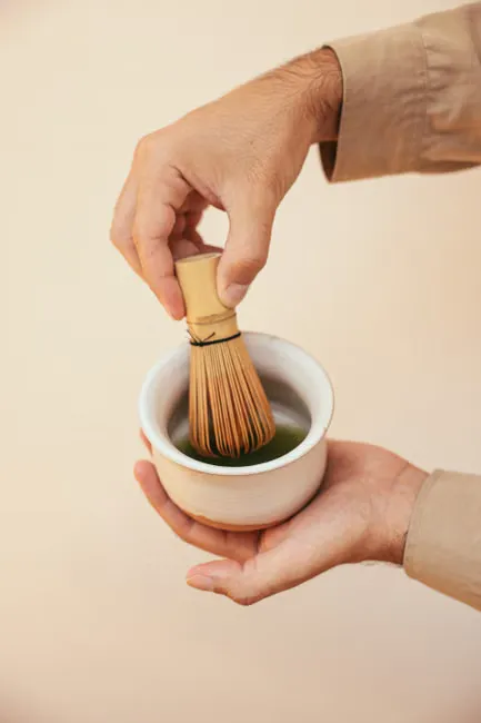 Matcha bowl and whisk