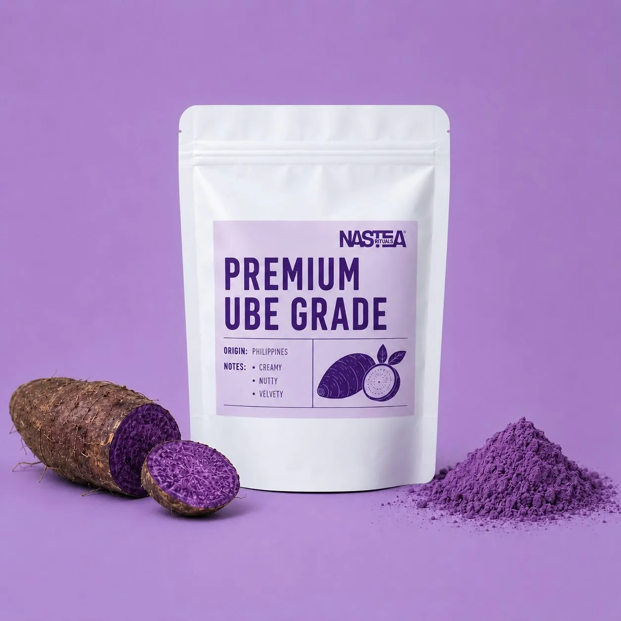 Ube grade matcha product